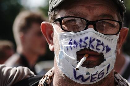 La protesta masiva en las calles de Berlín contra la "tiranía médica"