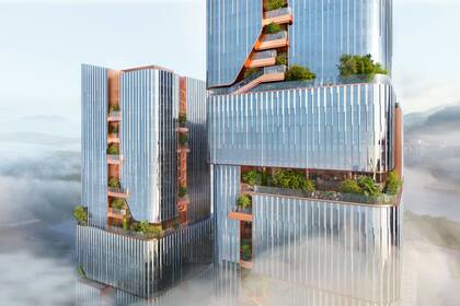 La próxima sede en Shenzhen de JD.com. Foto: FastCompany