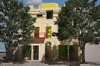 La fachada de la obra establece un diálogo entre la nueva arquitectura y los vestigios del pasado