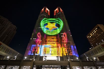 La proyección de mapping de “YOASOBI / ‘Idol’” se estrenó el sábado 14 de diciembre