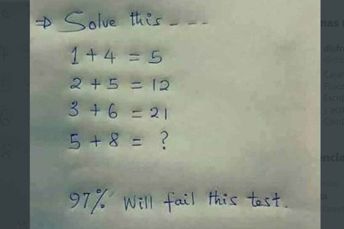 La prueba, que propuso un docente español, abrió una grieta entre dos resultados que los usuarios planteron como posibles