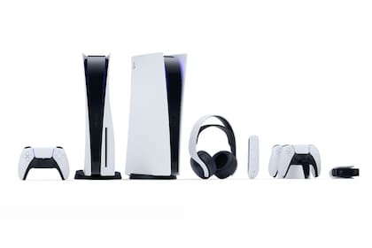 La PS5 en sus dos versiones y los accesorios