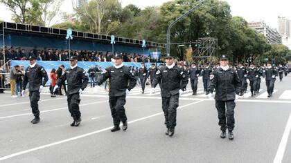 La PSA también participó del desfile