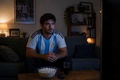 La psicología sostiene que elegir ver un partido en soledad no implica ser una persona antisocial (Foto: imagen ilustrativa con IA)