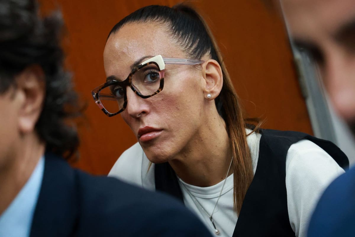 La psiquiatra Agustina Cosachov en la sala de audiencias