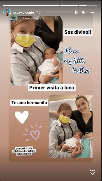 La publicación de Allegra Cubero en su cuenta de Instagram