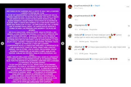 La publicación de Jorgelina Cardoso