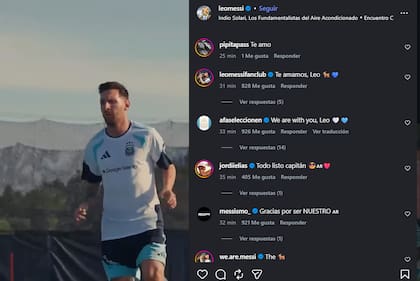 La publicación de Lionel Messi horas después del comienzo del Mundial