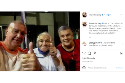 La publicación de Luis Ventura en Instagram
