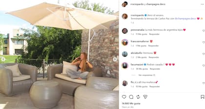 La publicación de Pardo en Instagram