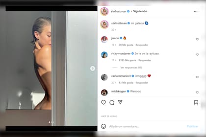 La publicación de Stefi que despertó suspiros en las redes (Foto: Instagram @stefroitman)