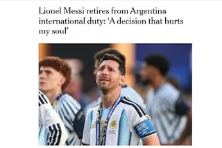 La reacción de los medios del mundo al anuncio de que Messi se retira de la selección argentina