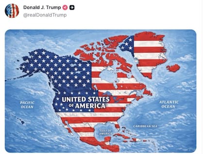 La publicación de Trump sobre Islandia