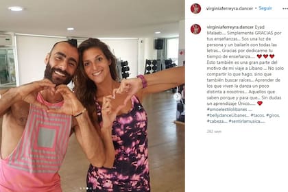 La publicación de Virginia cuando viajó a Líbano