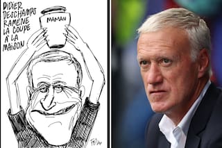 Indignación en Francia por una caricatura de Charlie Hebdo sobre el DT Deschamps y la muerte de su madre