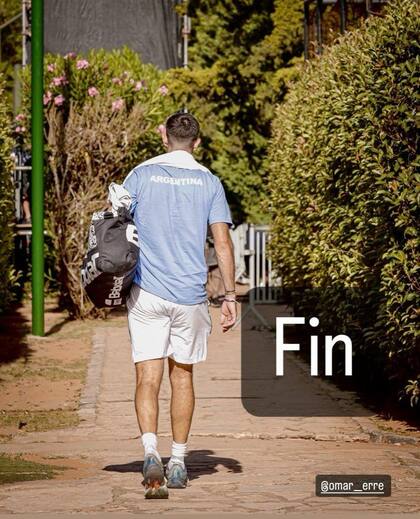 La publicación final de Federico Delbonis en sus redes sociales