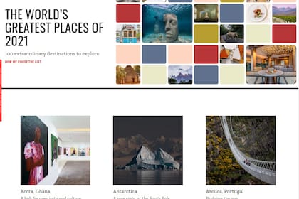 La publicación hizo un listado para incentivar el turismo en medio de la pandemia de Covid-19, que afectó al sector de lleno