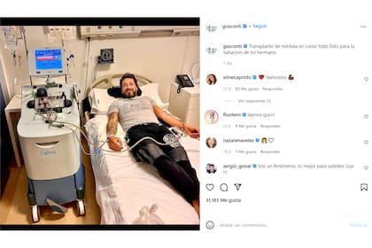 La publicación que realizó Gustavo Conti en Instagram