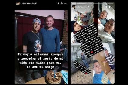 La publicaciones de Lucas Tesure en redes sociales tras la muerte de su compañero de trabajo