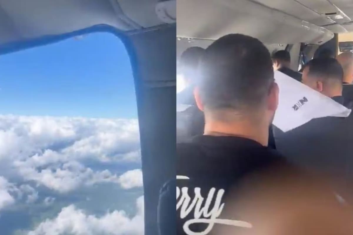 La puerta de la aeronave se abrió sin razón aparente