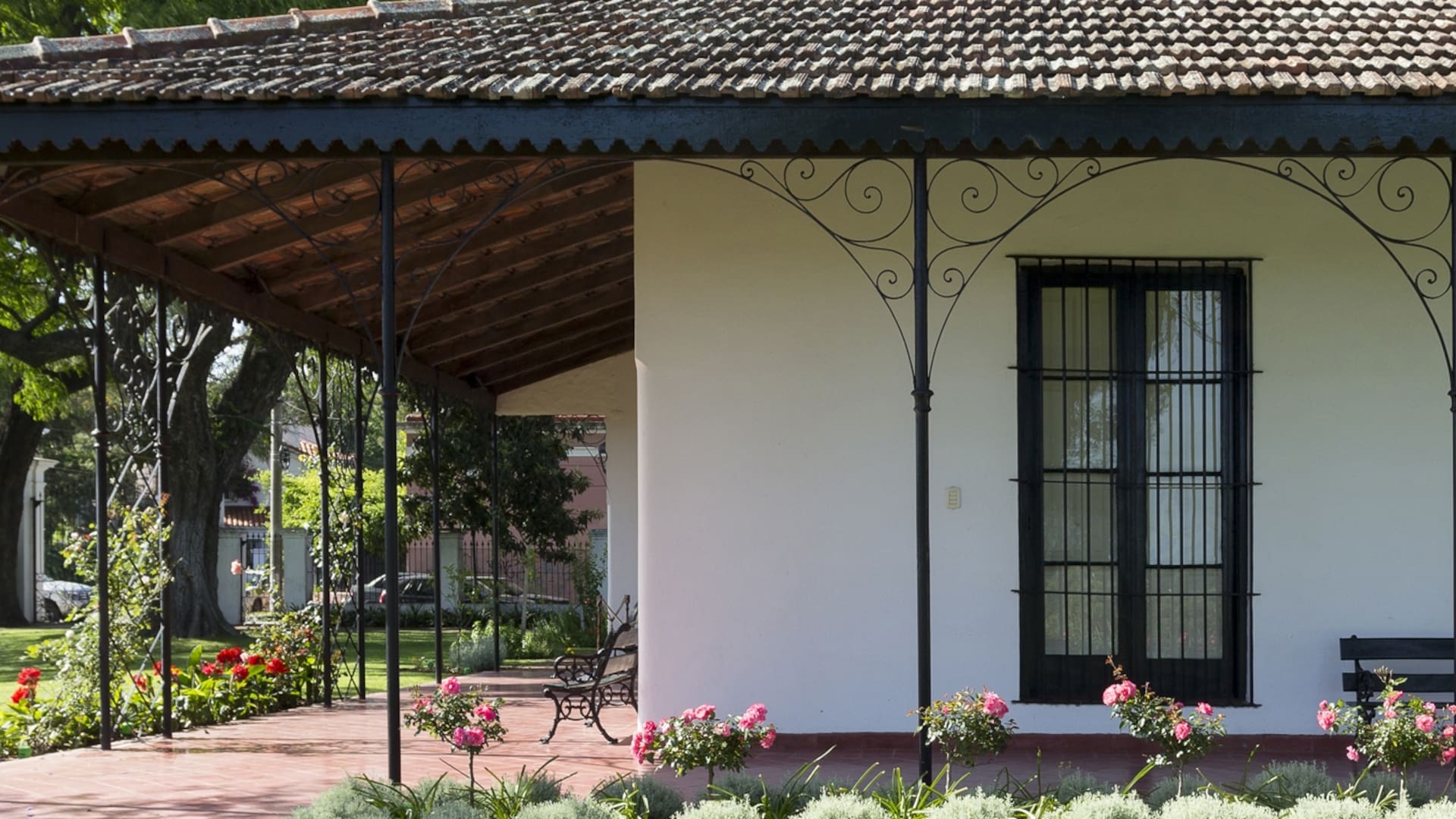 La Quinta Los Ombúes, en San Isidro está en su esplendor en Primavera.