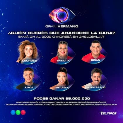 La quinta placa de nominados