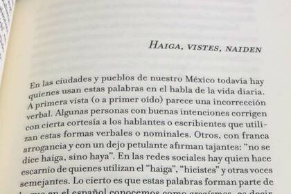 La RAE acepta el término haiga, pero no como un tiempo del verbo haber