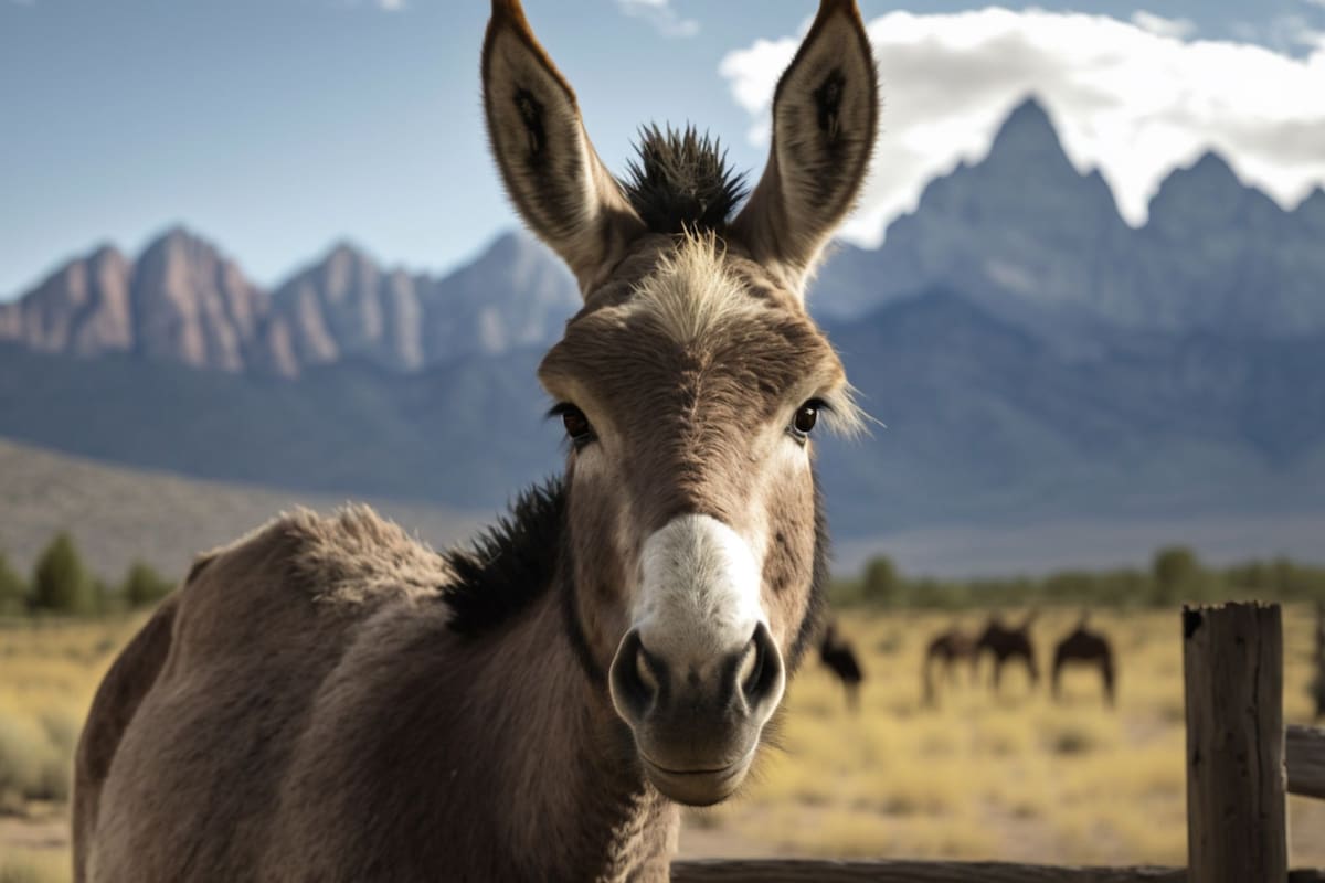 La RAE explicó cómo se llama la cría del burro y la yegua (Foto: Freepik)
