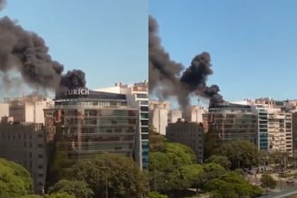 La rápida acción de los bomberos y el SAME permitió la evacuación de 200 personas en Recoleta tras el incendio en Alvear y 9 de Julio