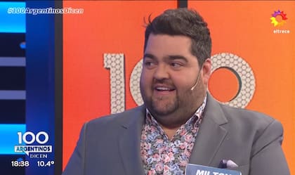 La reacción de Darío Barassi ante la increíble imitación de Milton Ré.
