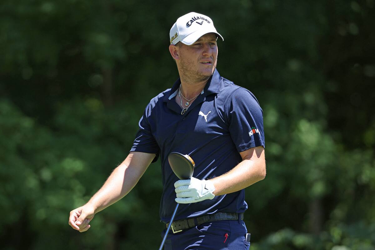 La reacción de Emiliano Grillo tras la salida del hoyo 2 del John Deere Classic; fue su mejor actuación del año
