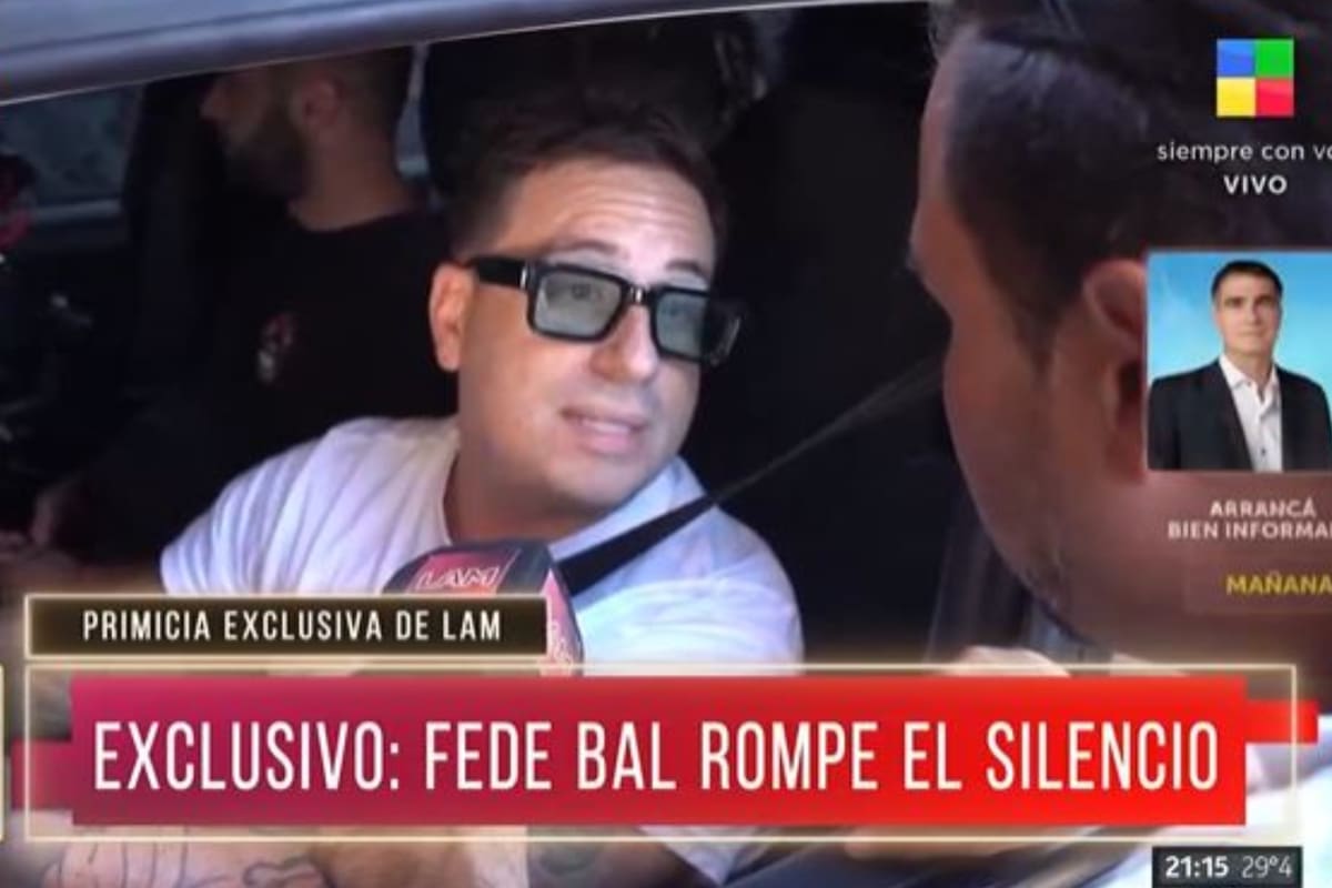 La reacción de Fede Bal cuando LAM lo fue a buscar al teatro en el medio del escándalo por su separación con Sofía Aldrey