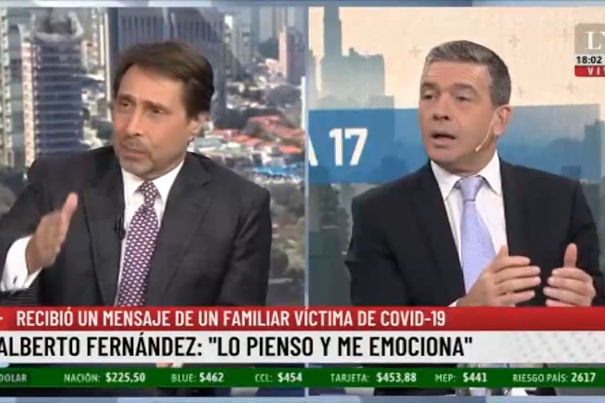 La reacción de Feinmann al ver a Alberto Fernández llorar: “No se puso así cuando hizo la fiesta en Olivos”