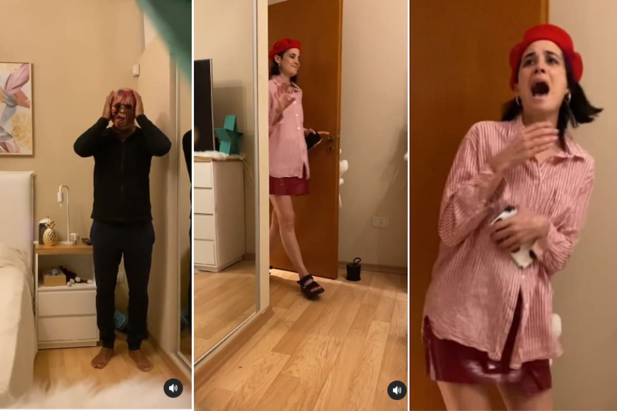 La reacción de Florencia Torrente quedó grabada en un video