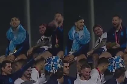 La reacción de Lionel Messi cuando recibió el peluche de una tortuga ninja