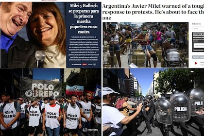 La reacción de los diarios del mundo a la marcha del 20 de diciembre