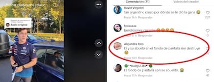La reacción de los fanáticos al ver el gesto que tuvo Franco con su abuelo