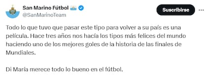 La reacción de los hinchas por el regreso de Di María