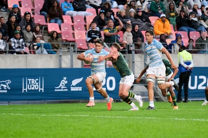 La reacción de los Pumitas llegó en segundo tiempo, pero Sudáfrica ya había aplastado al equipo argentino en la primera mitad.
