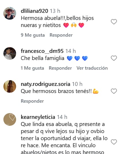 La reacción de los seguidores ante el posteo de Baldini