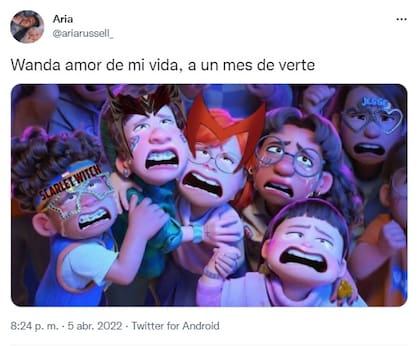 La reacción de los usuarios a la aparición de Wanda en el nuevo trailer de Doctor Strange (Foto: Twitter)