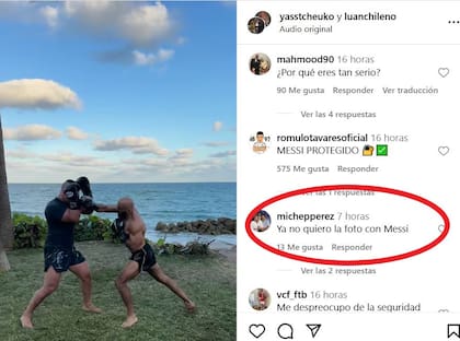 La reacción de los usuarios al ver entrenando a Yassine Cheuko