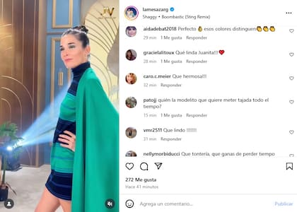 La reacción de los usuarios ante el atuendo que utilizó Juana Viale