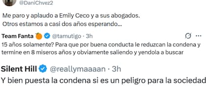 La reacción de los usuarios ante la condena a Santiago Martínez