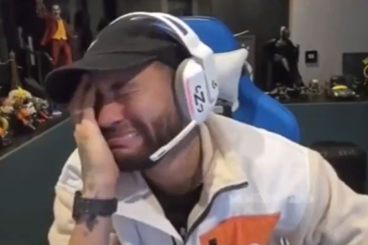 La reacción de Neymar al perder un millón de euros en el póquer