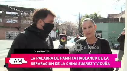 La reacción de Pampita tras enterarse de la separación de Benjamín Vicuña y la China Suárez