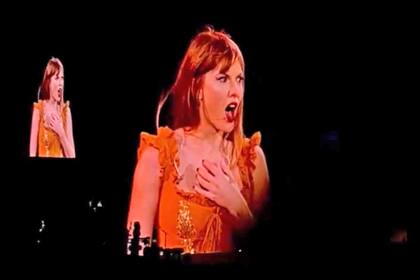 La reacción de Taylor Swift ante la ovación del público argentino en River