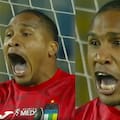 El particular gesto del arquero de O’Higgins antes de que Blanco pateara el penal para Boca