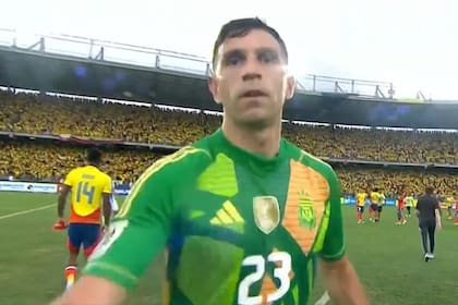 La reacción del Dibu Martínez tras la derrota ante Colombia en Barranquilla