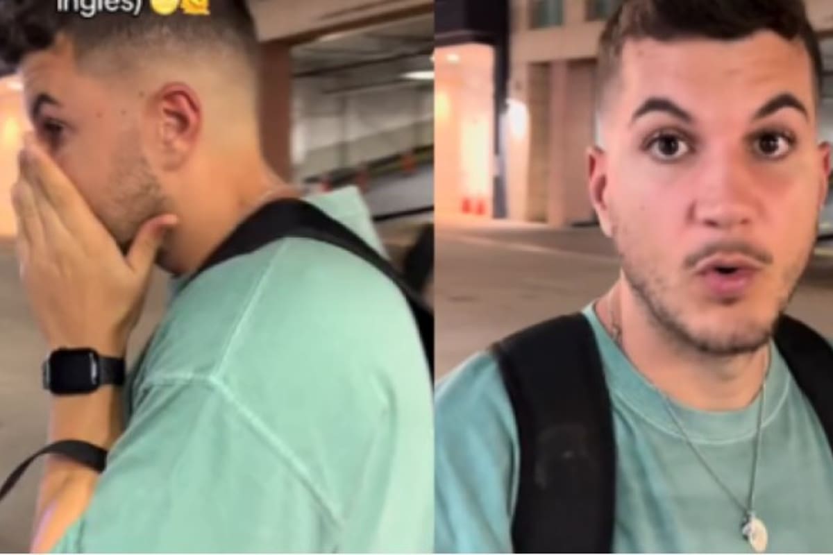 La reacción del joven se volvió viral debido a una gran confusión